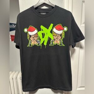 Vintage WWE DX D-Generation X Merry Xmas T-Shirt Size Men’s Medium